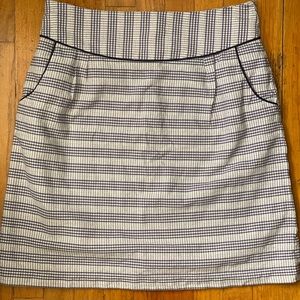 Anthropologie Edme & Esyllte Gingham Skirt Size 0